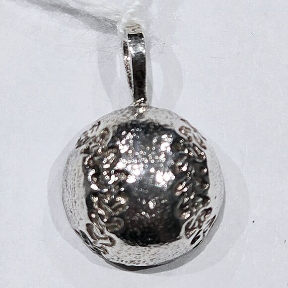 VTG 925 STERLING SILVER 3D BASEBALL CHARM /PENDANT - Picture 1 of 4